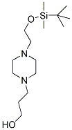3-(4-[2-TERT-BUTYL-DIMETHYL-SILANYLOXY)-ETHYL]-PIPERAZIN-1-YL)-PROPAN-1-OL Struktur