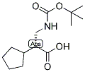 (R)-3-TERT-BUTOXYCARBONYLAMINO-2-CYCLOPENTYL-PROPIONIC ACID Structure