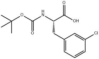 BOC-3-CHLORO-DL-PHENYLALANINE Structure
