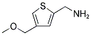 [4-(METHOXYMETHYL)-2-THIENYL]METHANAMINE Struktur