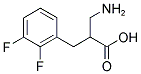 2-AMINOMETHYL-3-(2,3-DIFLUORO-PHENYL)-PROPIONIC ACID Structure