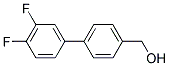 (3',4'-DIFLUOROBIPHENYL-4-YL)-METHANOL Struktur