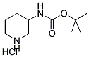 TERT-BUTYL PIPERIDIN-3-YLCARBAMATE HYDROCHLORIDE Struktur