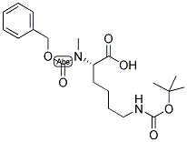 N-ALPHA-BENZYLOXYCARBONYL-N-ALPHA-METHYL-N-EPSILON-T-BUTYLOXYCARBONYL-L-LYSIN Structure
