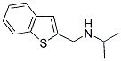 BENZO[B]THIOPHEN-2-YLMETHYL-ISOPROPYL-AMINE Struktur
