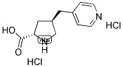 (R)-GAMMA-(4-PYRIDINYLMETHYL)-L-PROLINE-2HCL Struktur