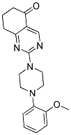 2-[4-(2-METHOXYPHENYL)PIPERAZIN-1-YL]-7,8-DIHYDROQUINAZOLIN-5(6H)-ONE Struktur