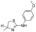 (4-METHOXY-PHENYL)-(4-METHYL-4,5-DIHYDRO-THIAZOL-2-YL)-AMINE Struktur