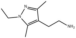 2-(1-ETHYL-3,5-DIMETHYL-1H-PYRAZOL-4-YL)ETHYLAMINE Struktur