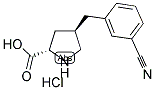 (R)-GAMMA-(3-CYANO-BENZYL)-L-PROLINE-HCL Struktur