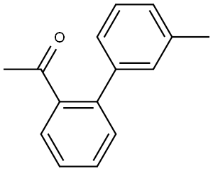 1-(3'-METHYL[1,1'-BIPHENYL]-2-YL)ETHANONE Struktur