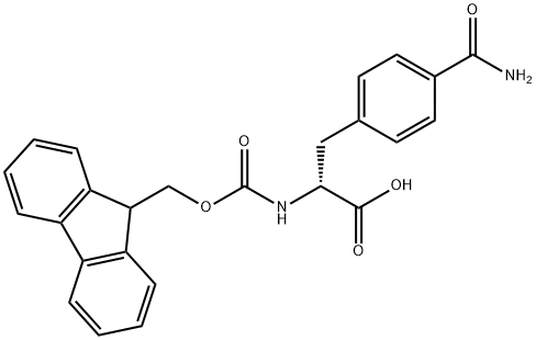 FMOC-D-4-CARBAMOYLPHE, 1217610-39-3, 結(jié)構(gòu)式