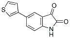5-(3-THIENYL)-1H-INDOLE-2,3-DIONE Struktur
