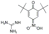DIAMINOMETHANIMINIUM [3,5-DI(TERT-BUTYL)-4-OXO-2,5-CYCLOHEXADIENYLIDEN](HYDROXY)-LAMBDA5-AZANOLATE Struktur