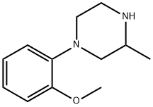 1-(2-METHOXYPHENYL)-3-METHYLPIPERAZINE Struktur