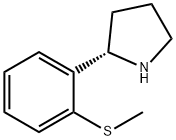 1-((2S)PYRROLIDIN-2-YL)-2-METHYLTHIOBENZENE Structure