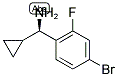 (1R)(4-BROMO-2-FLUOROPHENYL)CYCLOPROPYLMETHYLAMINE Struktur