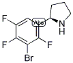 (2R)-2-(3-BROMO-2,4,5-TRIFLUOROPHENYL)PYRROLIDINE Struktur