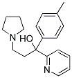 1-(4-METHYL PHENYL)-1-(2-PYRIDYL)-3-PYRROLIDINOPROPAN-1-OL Structure