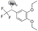 (1R)-1-(3,4-DIETHOXYPHENYL)-2,2,2-TRIFLUOROETHYLAMINE Struktur