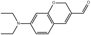 7-(DIETHYLAMINO)-2H-CHROMENE-3-CARBALDEHYDE Struktur