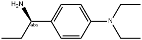 [4-((1R)-1-AMINOPROPYL)PHENYL]DIETHYLAMINE Struktur