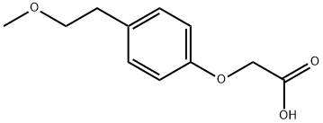 [4-(2-METHOXYETHYL)PHENOXY]ACETIC ACID Struktur