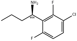 (1R)-1-(3-CHLORO-2,6-DIFLUOROPHENYL)BUTYLAMINE Struktur