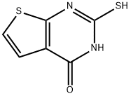 2-MERCAPTOTHIENO[2,3-D]PYRIMIDIN-4(3H)-ONE Struktur