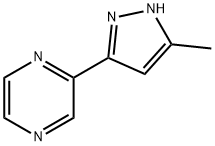 2-(5-METHYL-1H-PYRAZOL-3-YL)PYRAZINE Struktur