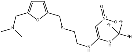 RANITIDINE-D3 Struktur