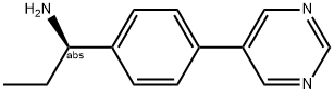 (1R)-1-(4-PYRIMIDIN-5-YLPHENYL)PROPYLAMINE Struktur