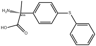 (2R)-2-AMINO-2-(4-PHENYLTHIOPHENYL)PROPANOIC ACID Struktur