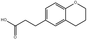 3-CHROMAN-6-YL-PROPIONIC ACID Struktur