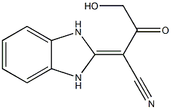2-(1,3-DIHYDRO-2H-BENZIMIDAZOL-2-YLIDENE)-4-HYDROXY-3-OXOBUTANENITRILE Struktur