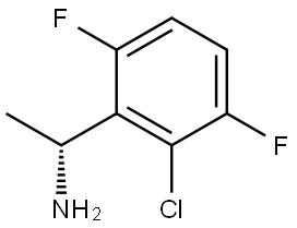 (1R)-1-(2-CHLORO-3,6-DIFLUOROPHENYL)ETHYLAMINE Struktur