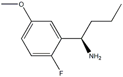 (1R)-1-(2-FLUORO-5-METHOXYPHENYL)BUTYLAMINE Struktur