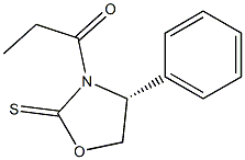 (R)-4-PHENYL-3-PROPIONYL-1,3-OXAZOLIDINE-2-THIONE Struktur