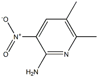 5,6-DIMETHYL-3-NITROPYRIDIN-2-AMINE Struktur