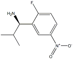 (1R)-1-(2-FLUORO-5-NITROPHENYL)-2-METHYLPROPYLAMINE Struktur