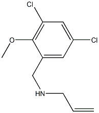N-(3,5-DICHLORO-2-METHOXYBENZYL)PROP-2-EN-1-AMINE Struktur