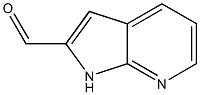 1H-PYRROLO[2,3-B]PYRIDINE-2-CARBALDEHYDE Struktur