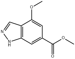 4-METHOXY-6-(1H)INDAZOLE CARBOXYLIC ACID METHYL ESTER|4-甲氧基-1氫-吲唑-6-甲酸甲酯