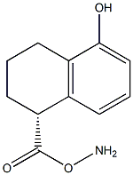 (1R)-1-AMINO-5-HYDROXY-1,2,3,4-TETRAHYDRONAPHTHALENECARBOXYLIC ACID Struktur