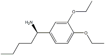 (1R)-1-(3,4-DIETHOXYPHENYL)PENTYLAMINE Struktur