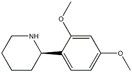 (R)-2-(2,4-DIMETHOXYPHENYL)PIPERIDINE Struktur