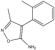 3-METHYL-4-O-TOLYLISOXAZOL-5-AMINE Struktur