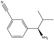 3-((1R)-1-AMINO-2-METHYLPROPYL)BENZENECARBONITRILE Struktur
