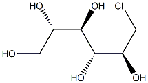 6-CHLORO-6-DEOXY-D-GALACTITOL Struktur