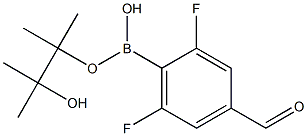 2,6-DIFLUORO-4-FORMYLPHENYLBORONIC ACID PINACOL ESTER Struktur